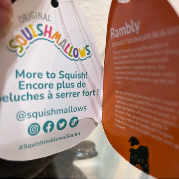 ☮️NWT☮️ Squishmallows Halloween 2023 13”Rambly! - Picture 7 of 8